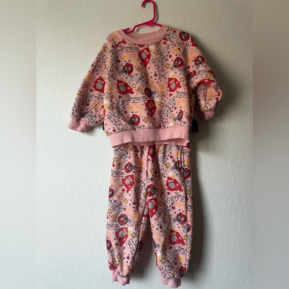 Charming Pink Kids sweat Set